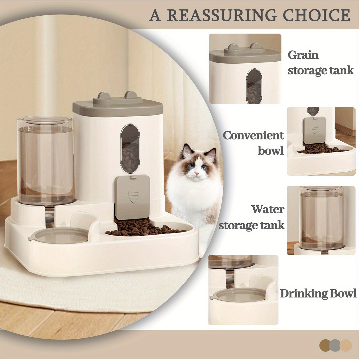 Automatic Pet Feeder for Cats and Dogs with Precise Control and Scientific Feeding