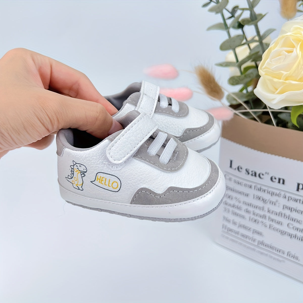 Adorable Cartoon-Themed Soft Sole Baby Boys Shoes for First Steps 0-12 Months