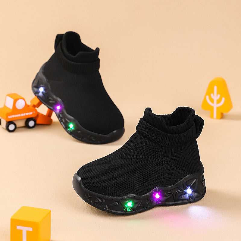 Trendy Classic Light-Up Sneakers for Boys and Girls Comfortable Non-Slip Stylish Shoes