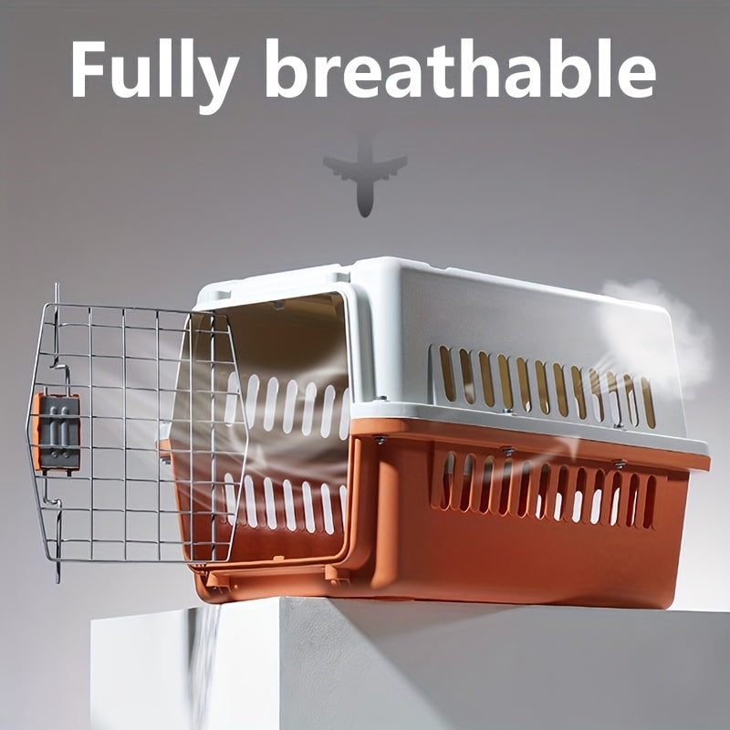 Durable Pet Cage Kennel for Travel Ideal for Dogs and Cats Up to 23 Pounds