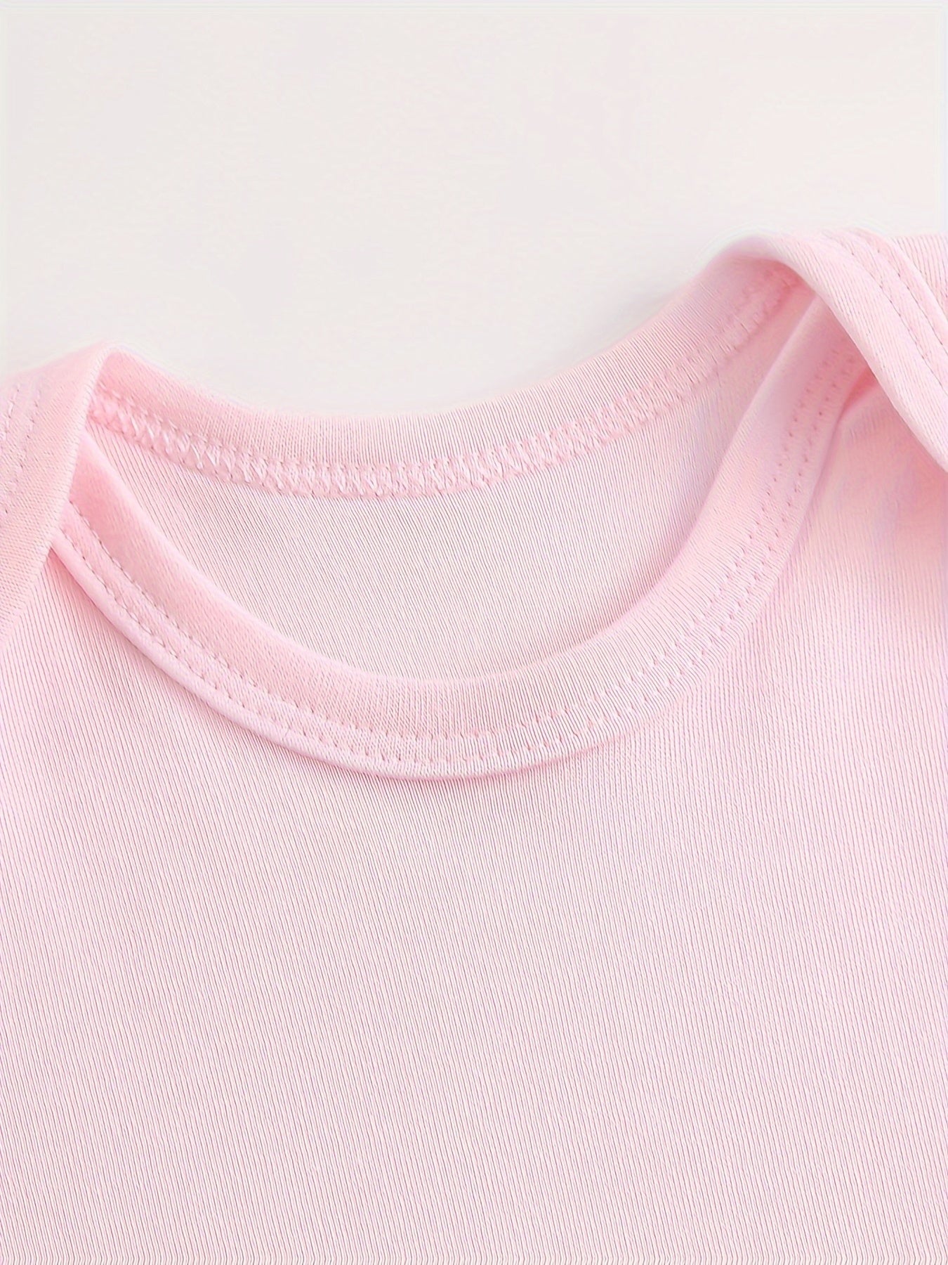 Official Mickey and Minnie Mouse Cotton Baby Romper Soft Pink Onesie for Newborns