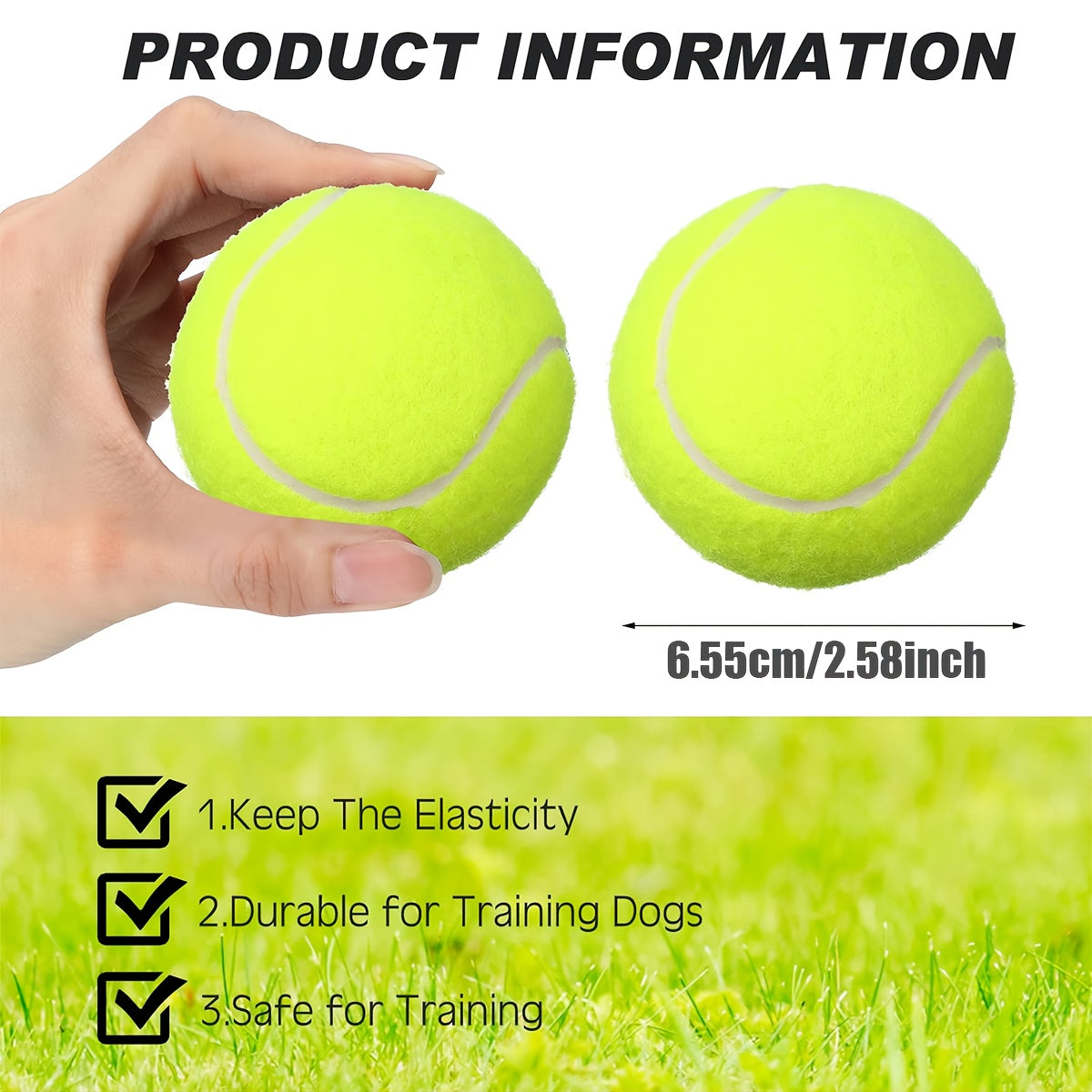 90 Pack Training Tennis Balls for Practice and Pet Play Ideal for Beginners and Dogs