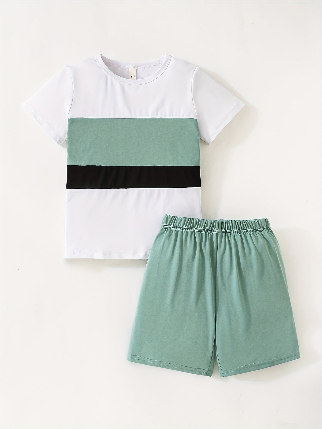 [Summer Boys Shorts] 12pcs Summer Boys Fashion Shorts Suit | Targeted Development Of New Printed Casual Suit