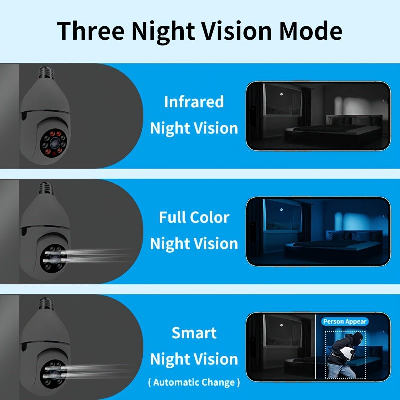 6pcs Wireless Security Cameras with 360 Degree Pan Tilt Two Way Audio Night Vision