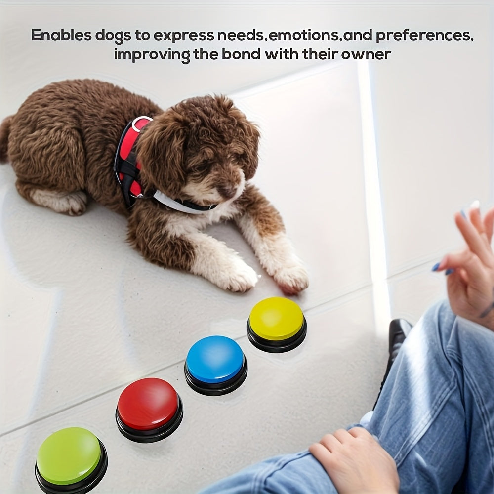 Dog Talking Button 6 Command Training Device for Easy Pet Communication and Training