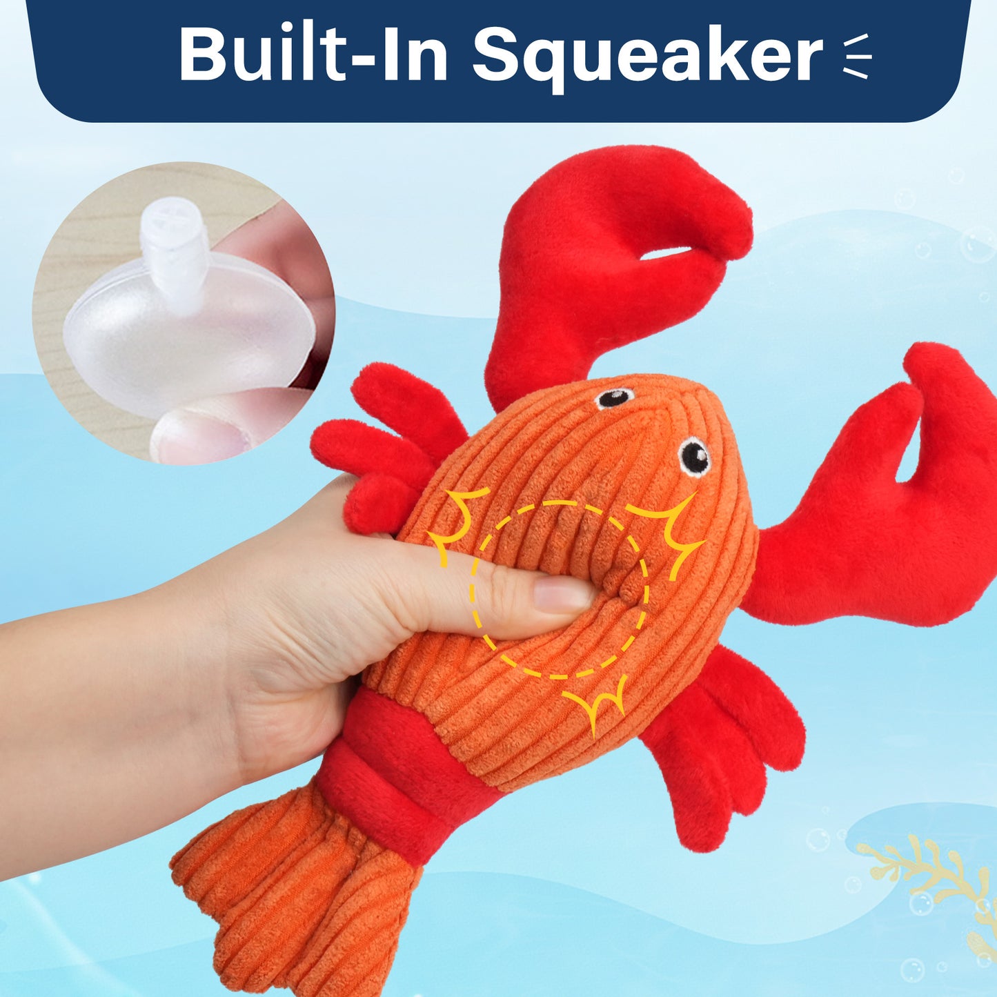 5 Pack Plush Squeaky Crinkle Chew Toys for Small and Medium Dogs Playtime Fun