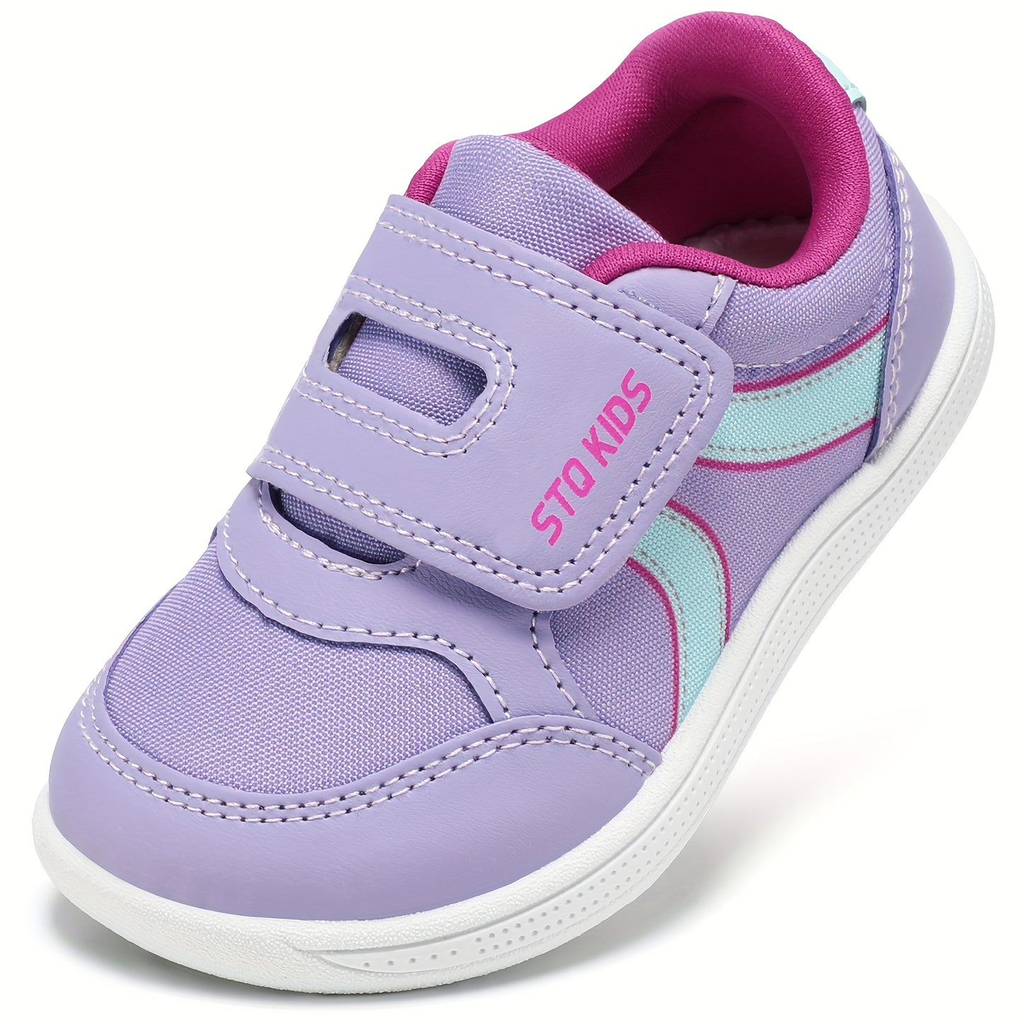 Wide Toe Box Barefoot Sneakers for Kids Casual Tennis Walking Running Non Slip Design