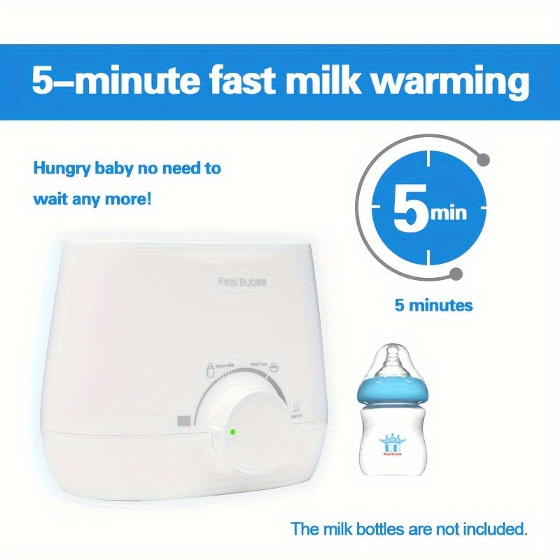 3 In 1 Bottle Warmer Fast Heating with Constant Temperature Control for Milk and Food