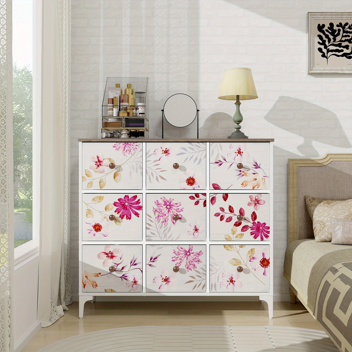 Modern 9 Drawer Dresser for Bedroom and Living Room Stylish Storage Solution