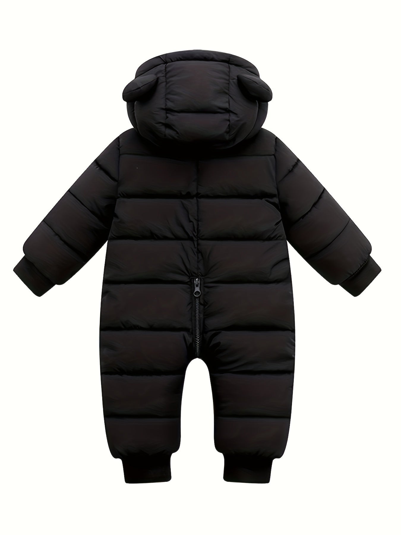 Hooded Snowsuit Baby Boys Girls Infant Winter Coat Zipper