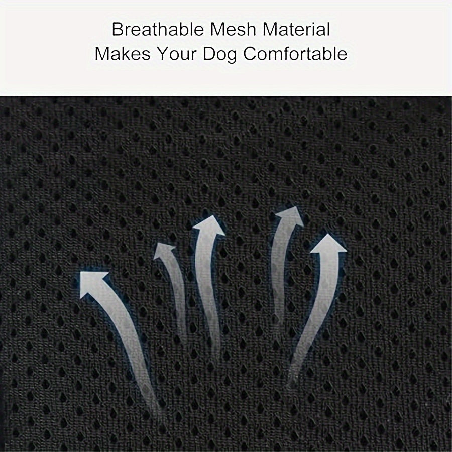 Pet Vest With Adjustable Breathable Straps Portable Dog Sling For Small Dogs Hind Leg Support Pet Vest With Adjustable Hind Leg Sling For Elderly Dogs, Paralyzed Dogs Walking, Without Battery