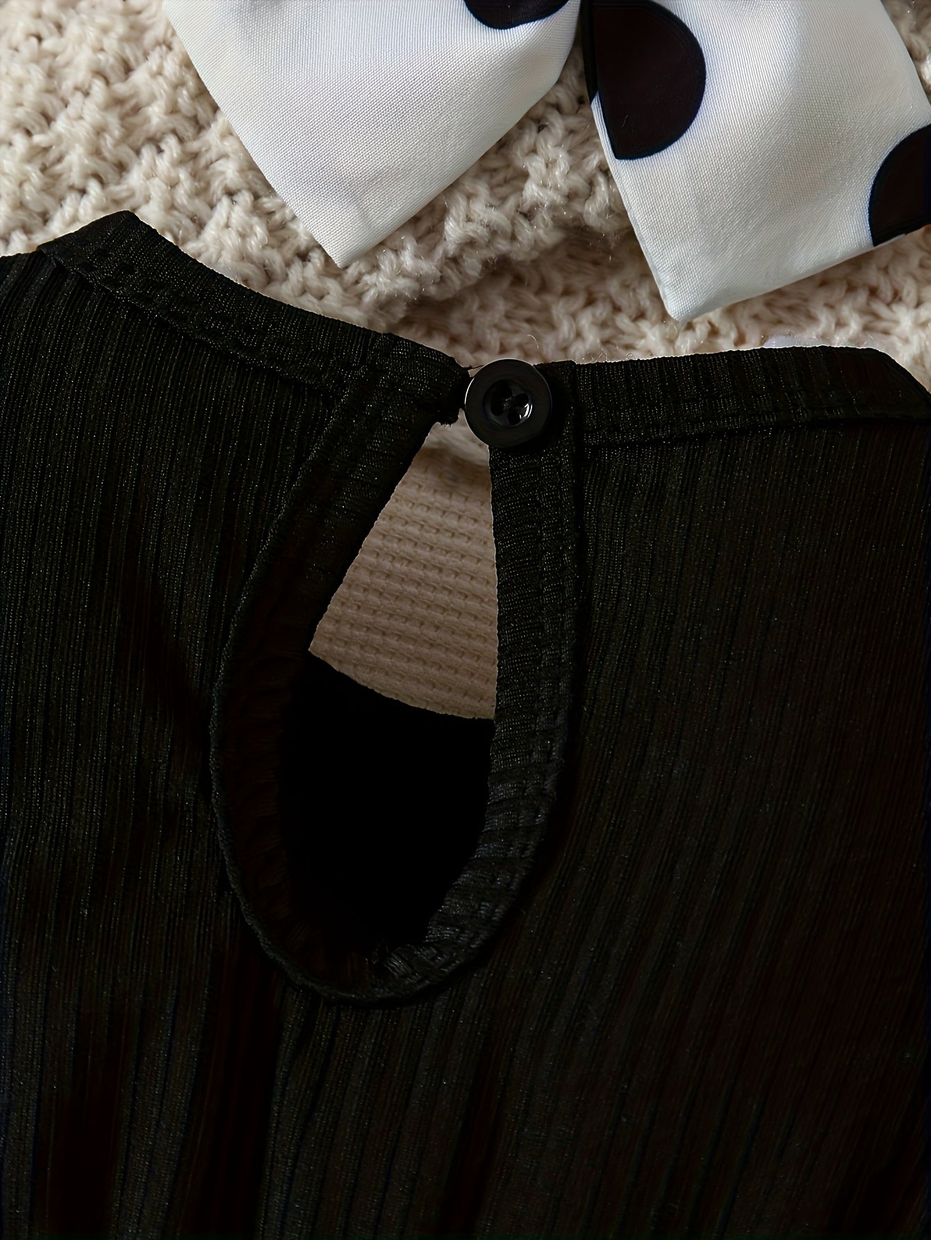 2pcss Set Of Baby Girl Fake, 2pcss Short Sleeved Short Sleeved Polka Dot Suspender Jumpsuit, Cartoon Mouse Embroidery 3D Doll Jumpsuit, Pants Set For Baby Girl'S Clothes, for Outdoor