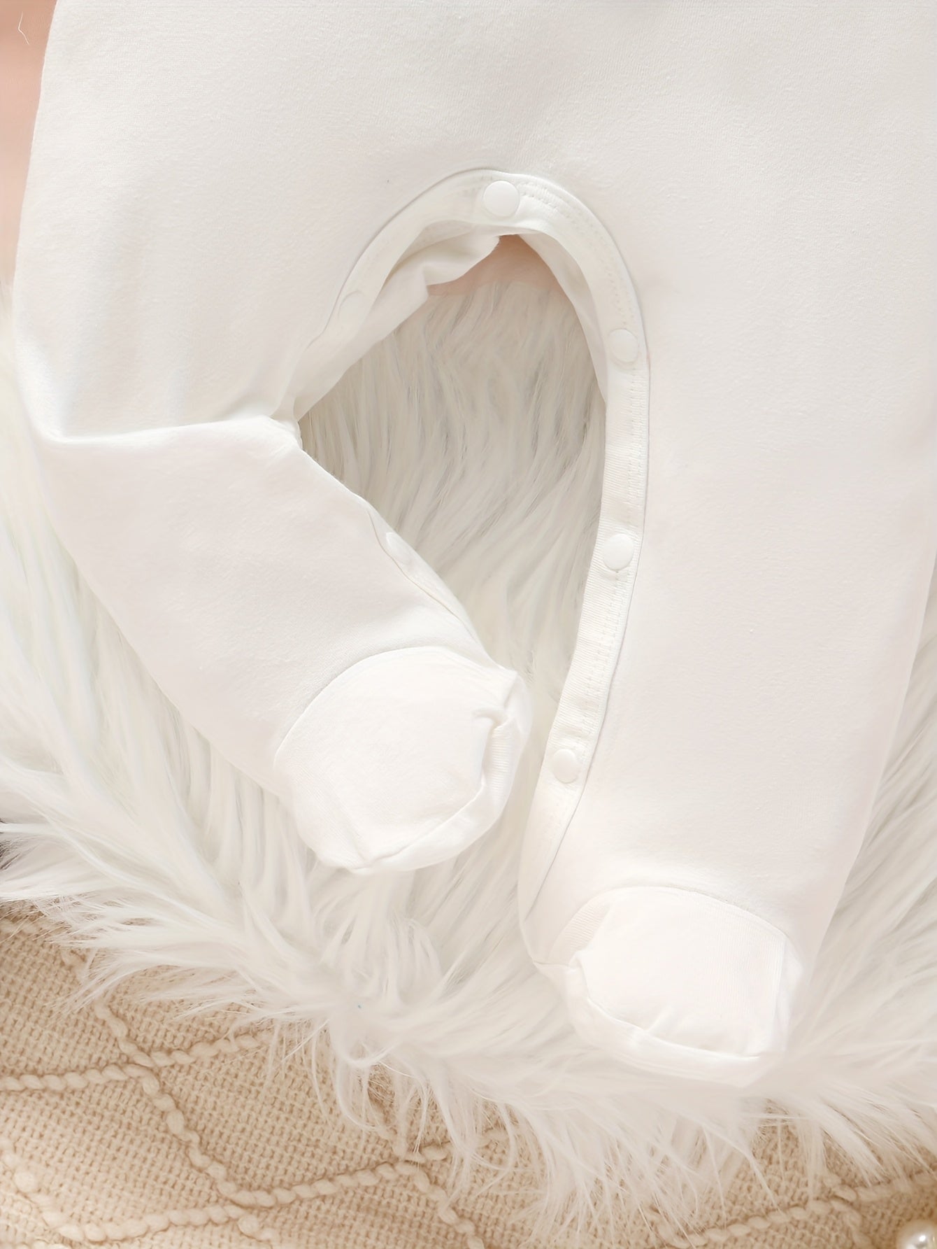 Baby Girl Three Piece Outfit With Teddy Bear Vest Jumpsuit