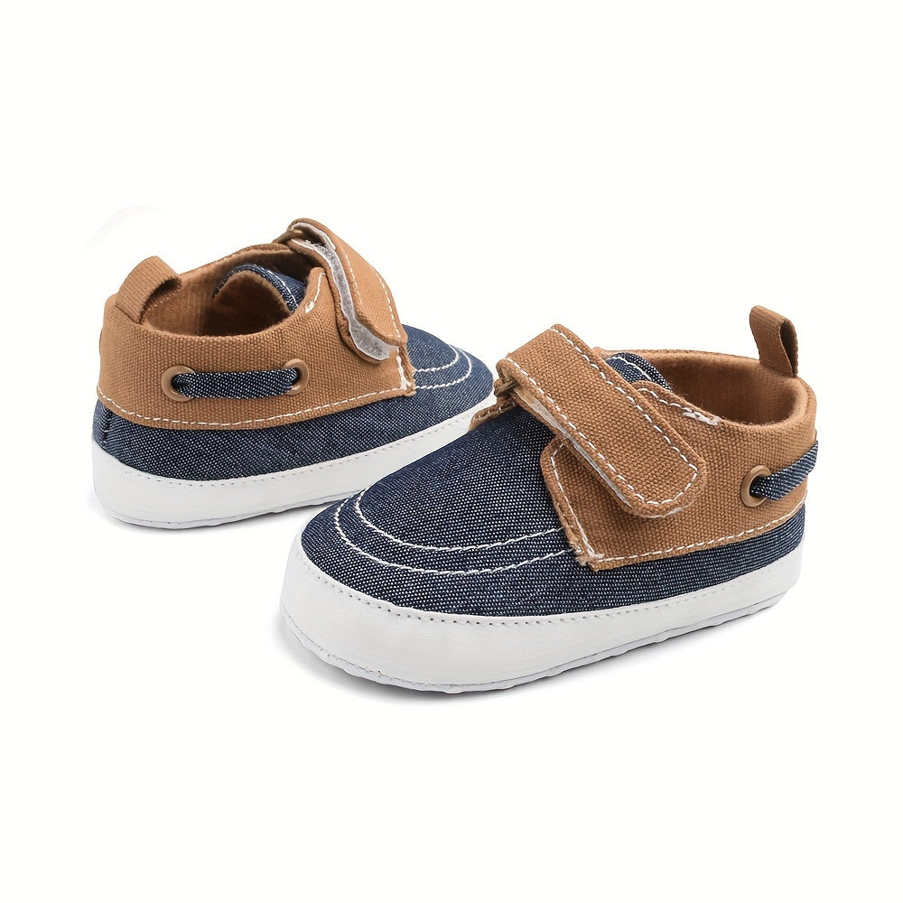 Casual Comfortable Sneakers For Baby Boys, Lightweight Non Slip Walking Shoes For Indoor Outdoor, All Seasons