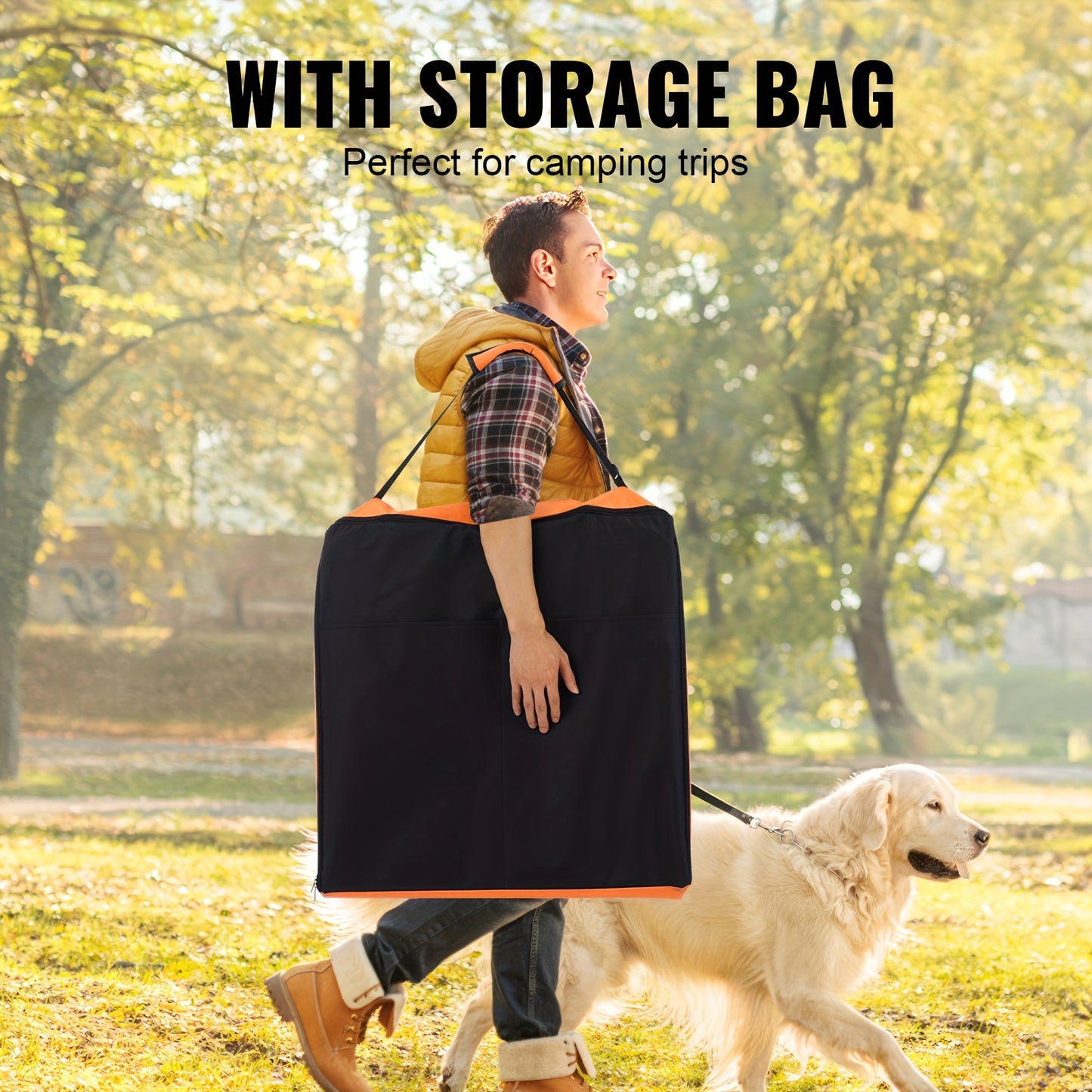 Thick Iron Wire Square Tube Sports Pet Fence with Top Cover and Ground Mat 8pcs Mesh Sheets