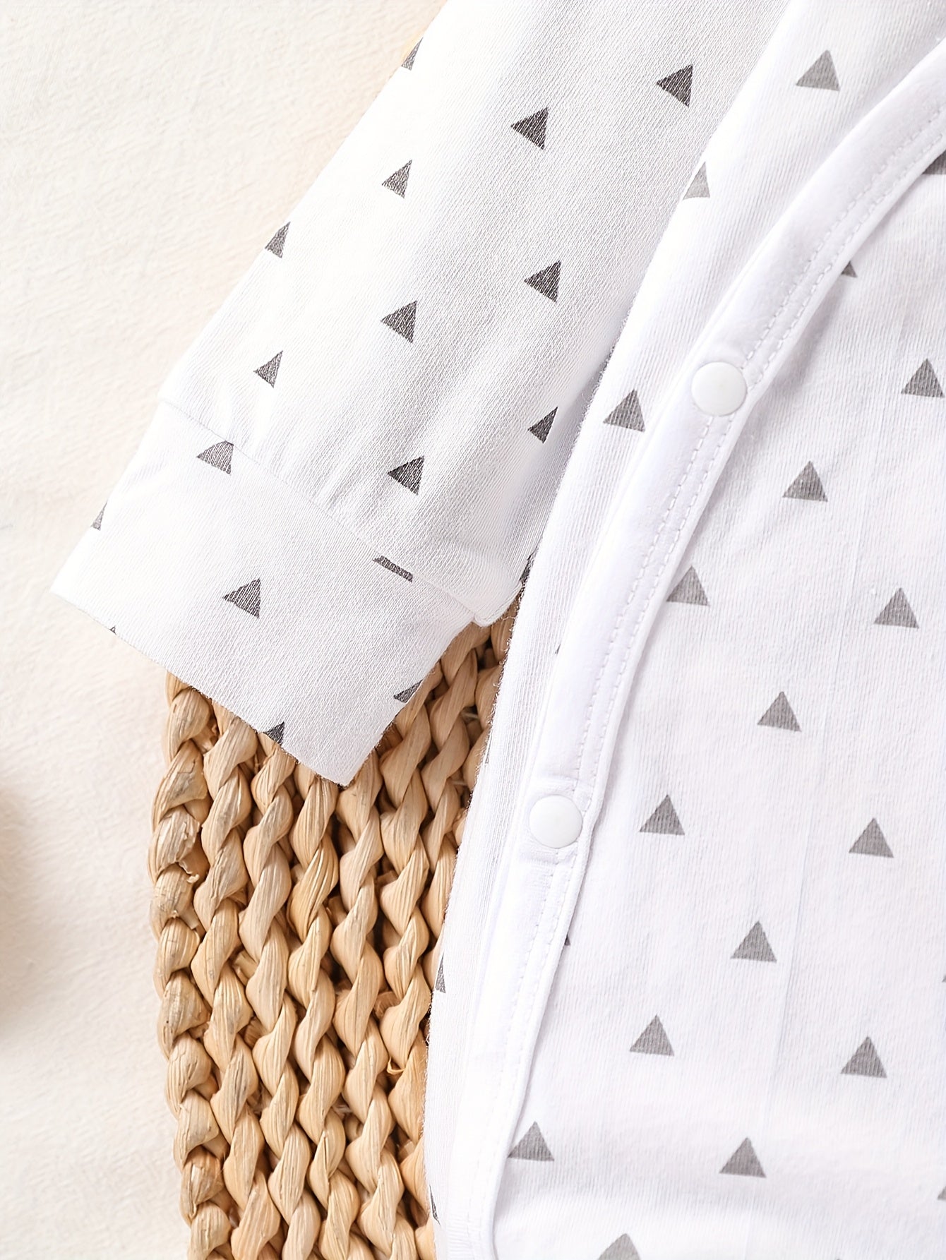 2pcs Cute Baby Boy Romper Long Sleeve Infant Jumpsuit Soft Cotton Outfit for Outdoors