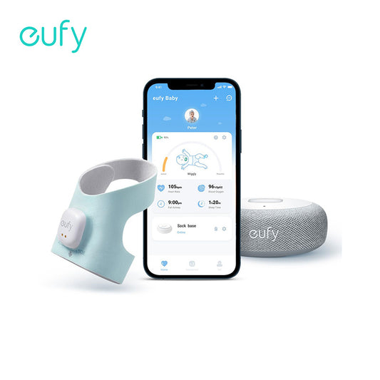 Anker Eufy Baby Smart Sock S320 Monitor Track Sleep Patterns Heart Rate Oxygen Levels