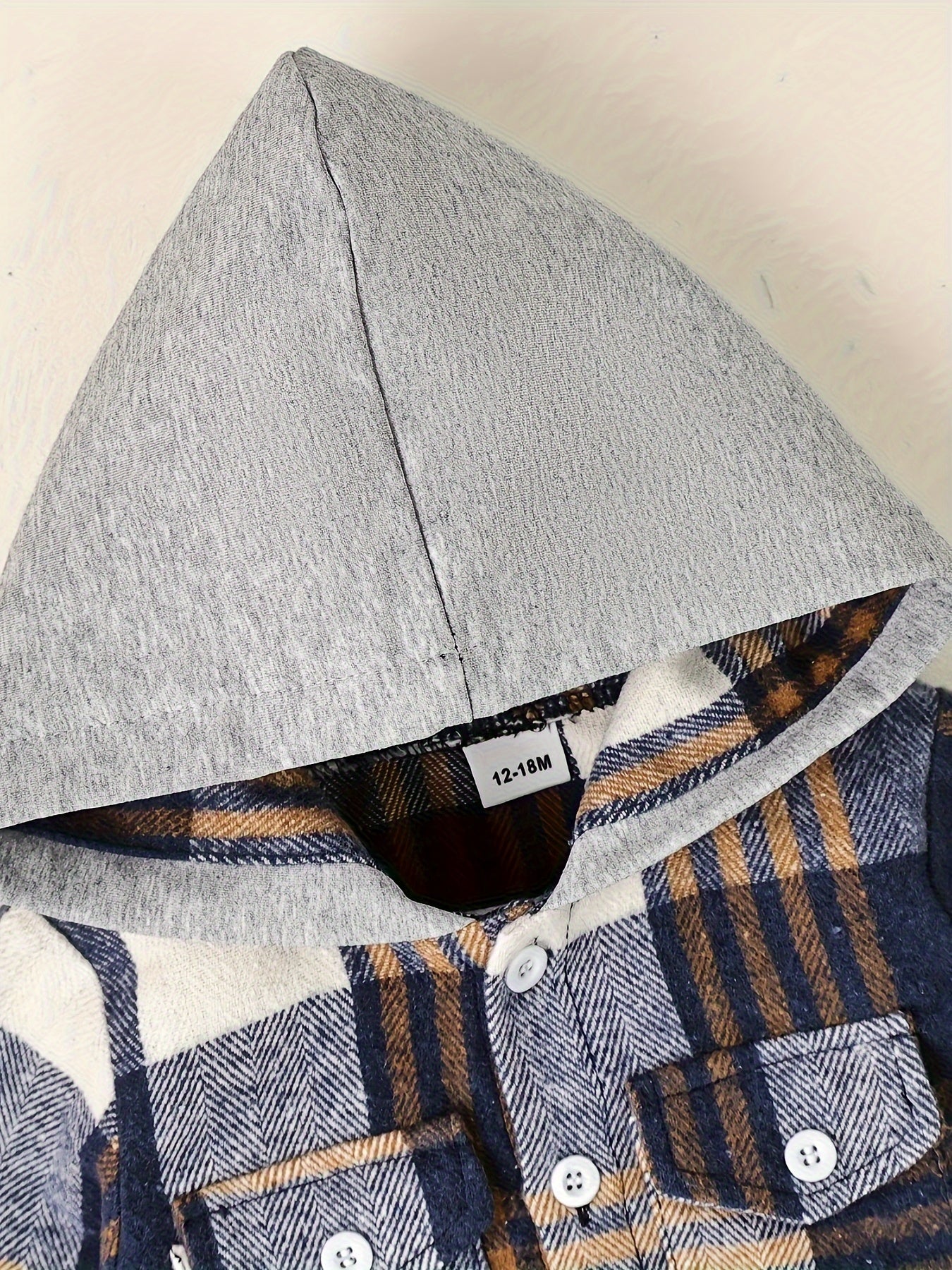 Toddler Boy Fall Winter Outfit Set Hooded Sweatshirt and Ripped Jeans Dark Khaki 12M-5T