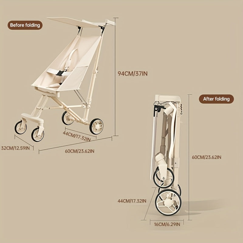 Two-in-one Stroller, To Stroller, Folding Lightweight Stroller, Outdoor Stroller, Perfect For Taking Kids, Lightweight Folding Umbrella Stroller, Birthday And Mother'S Day Gifts