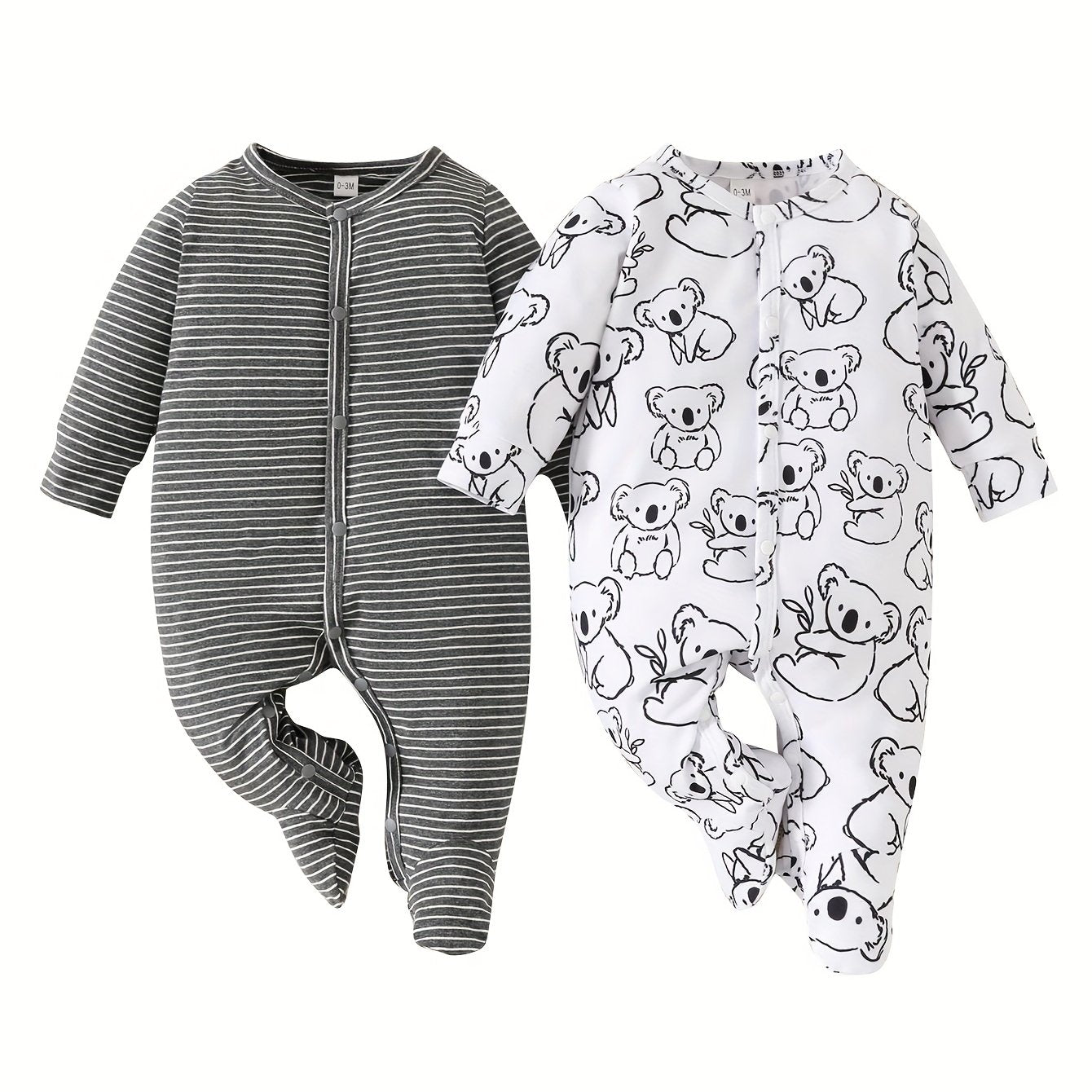 TinyTots Baby Boys Jumpsuit Footie – Perfect for Outdoor Adventures