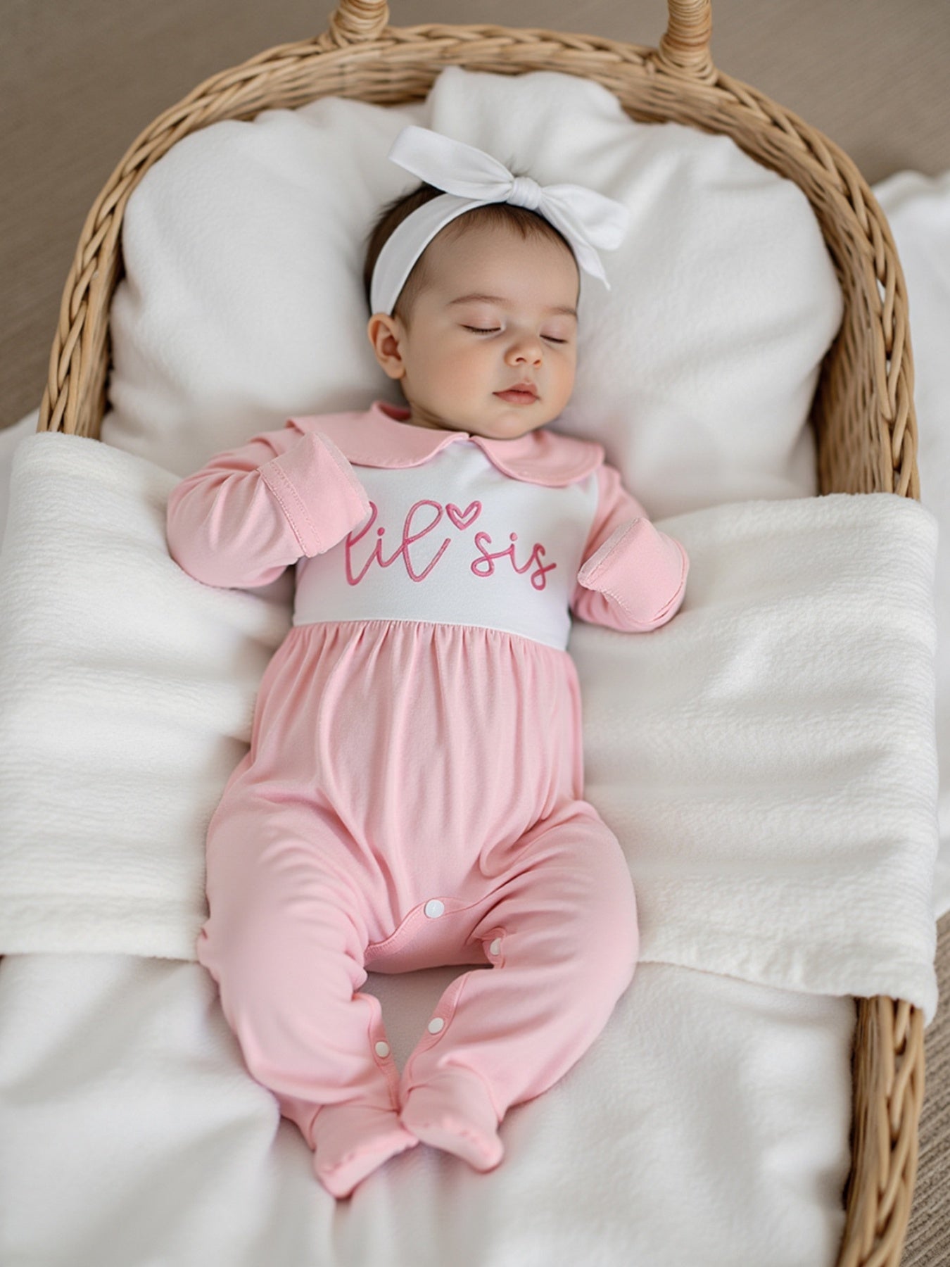 Newborn Baby Girl Long Sleeve Romper Cozy Fall Jumpsuit