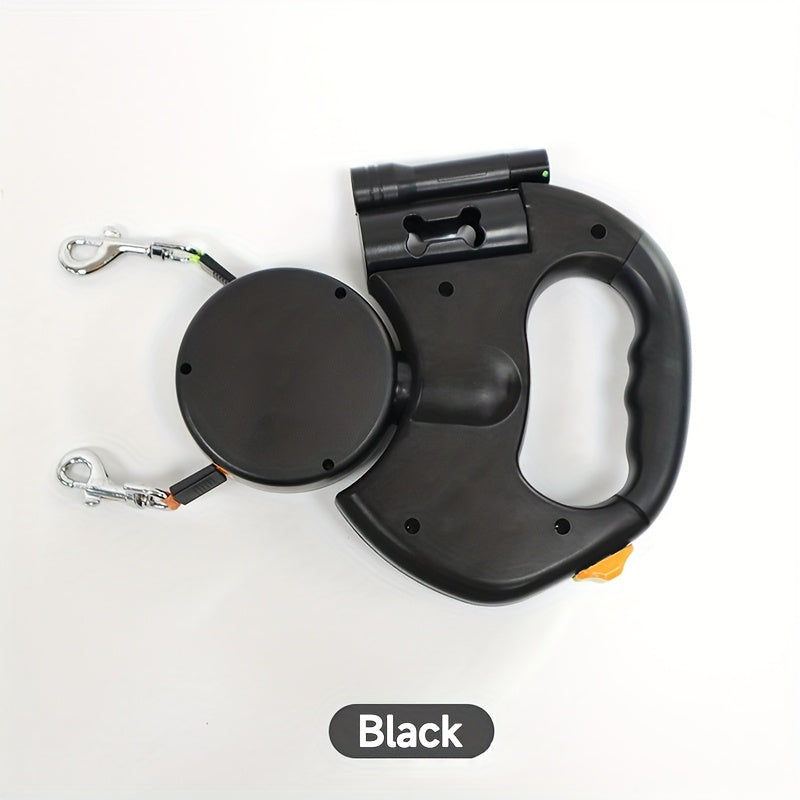 PawFlex 360 Rotating Retractable Dog Leash – Comfortable Grip for Easy Control