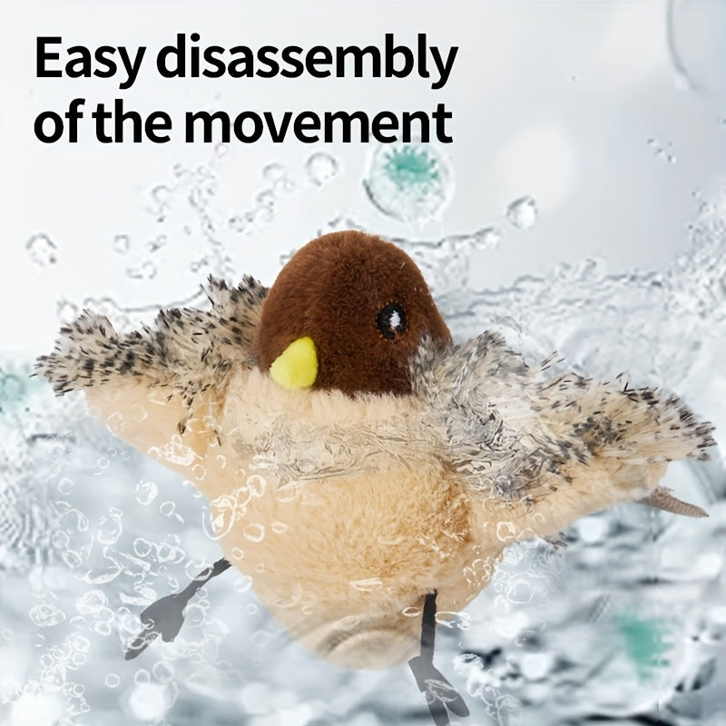 2.4G Remote Control Interactive Cat Toy with 3 Hunting Modes USB Rechargeable Plush Design