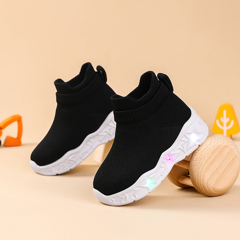 Trendy Classic Light-Up Sneakers for Boys and Girls Comfortable Non-Slip Stylish Shoes