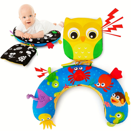 Sensory Pillow Toys for Newborns and Babies Aged 0 to 9 Months Coordination Skills Development