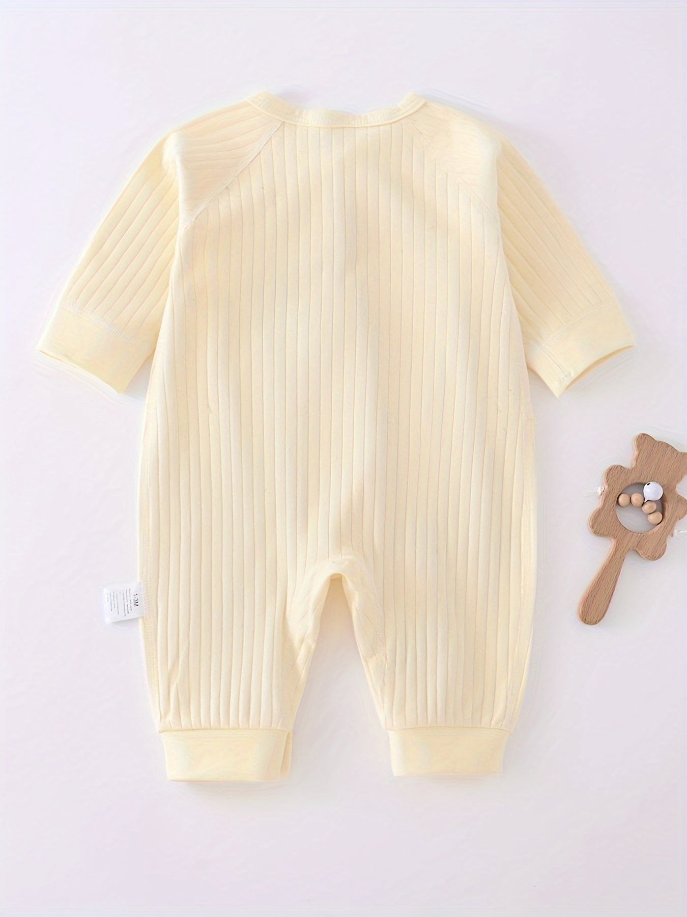 3 Piece Baby Girl Romper Set Cartoon Bear Head Cotton