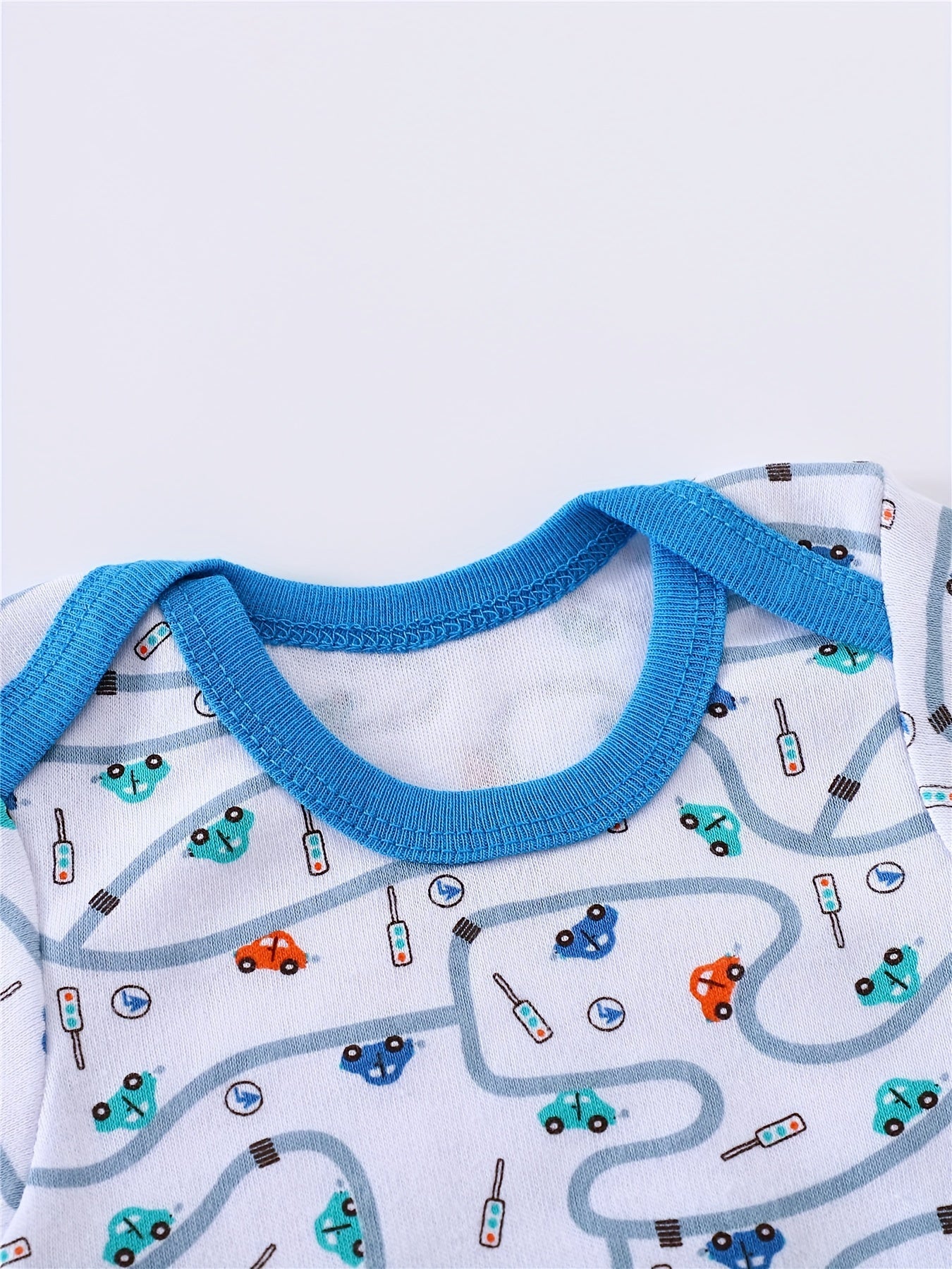 3pcs Baby Boy'S 100% Cotton Short Sleeve Crew Neck Jumpsuit Clothes Summer Triangle Climbing Outdoor Clothes, for Outdoor