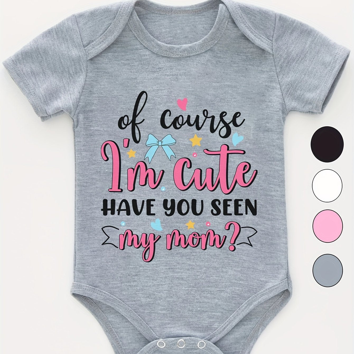 G Baby Story Cute Baby Girl Newborn Romper Soft Cotton Outfit with Star and Butterfly Prints