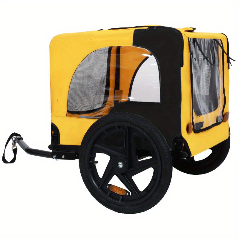 Bike Pulled Pet Trailer For Small And Medium Dogs Compact