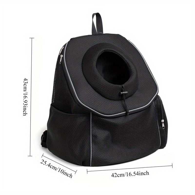 Comfort Fit Dog Carrier Backpack Front Facing Travel Bag