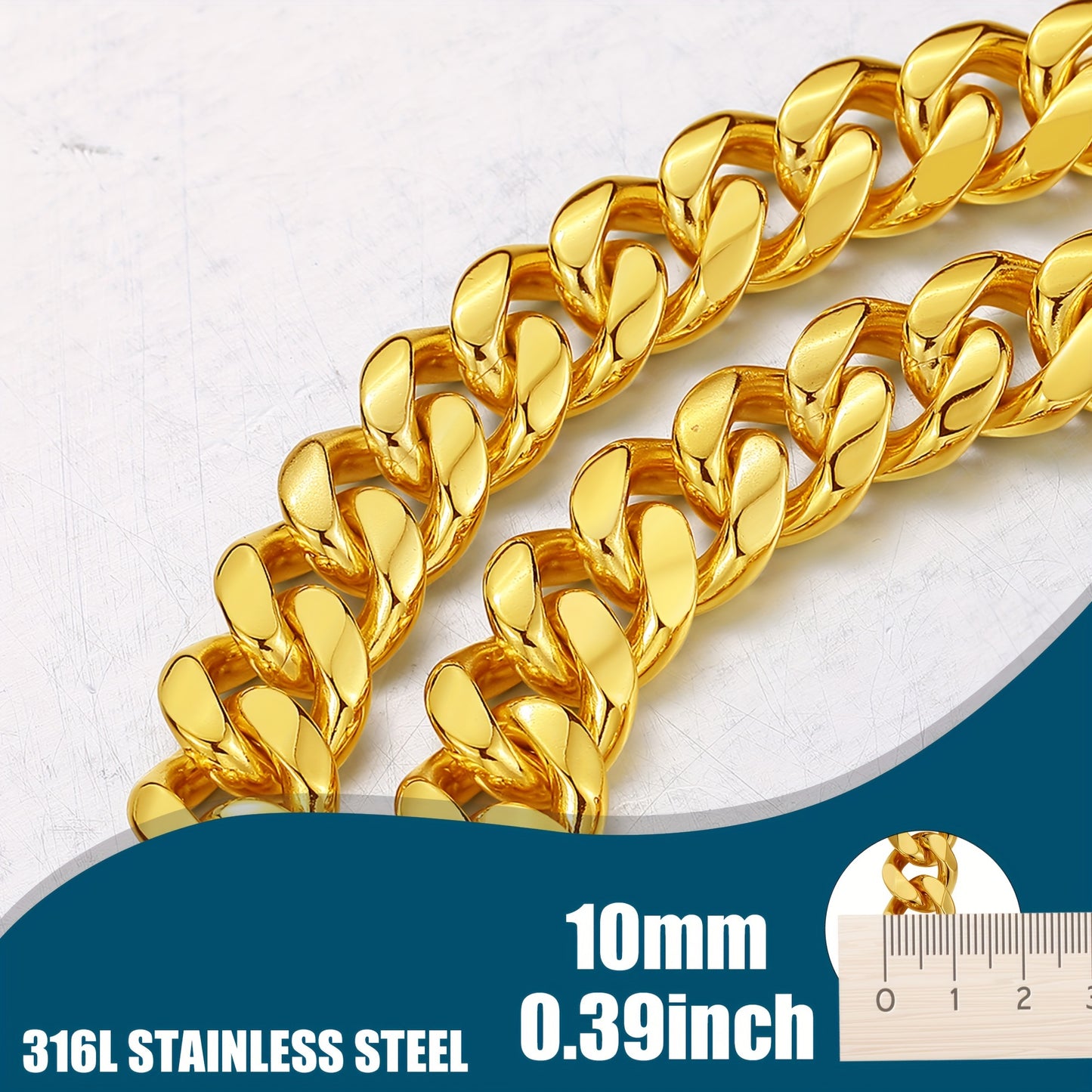 LuxLife 10mm Stainless Steel Dog Leash – Chew-Proof and Waterproof with Leather Handle