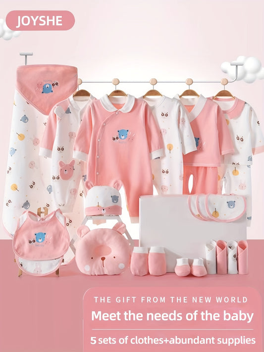 Newborn Baby Girl Clothes Set 0 3 Months 27 Pieces 5 Sets