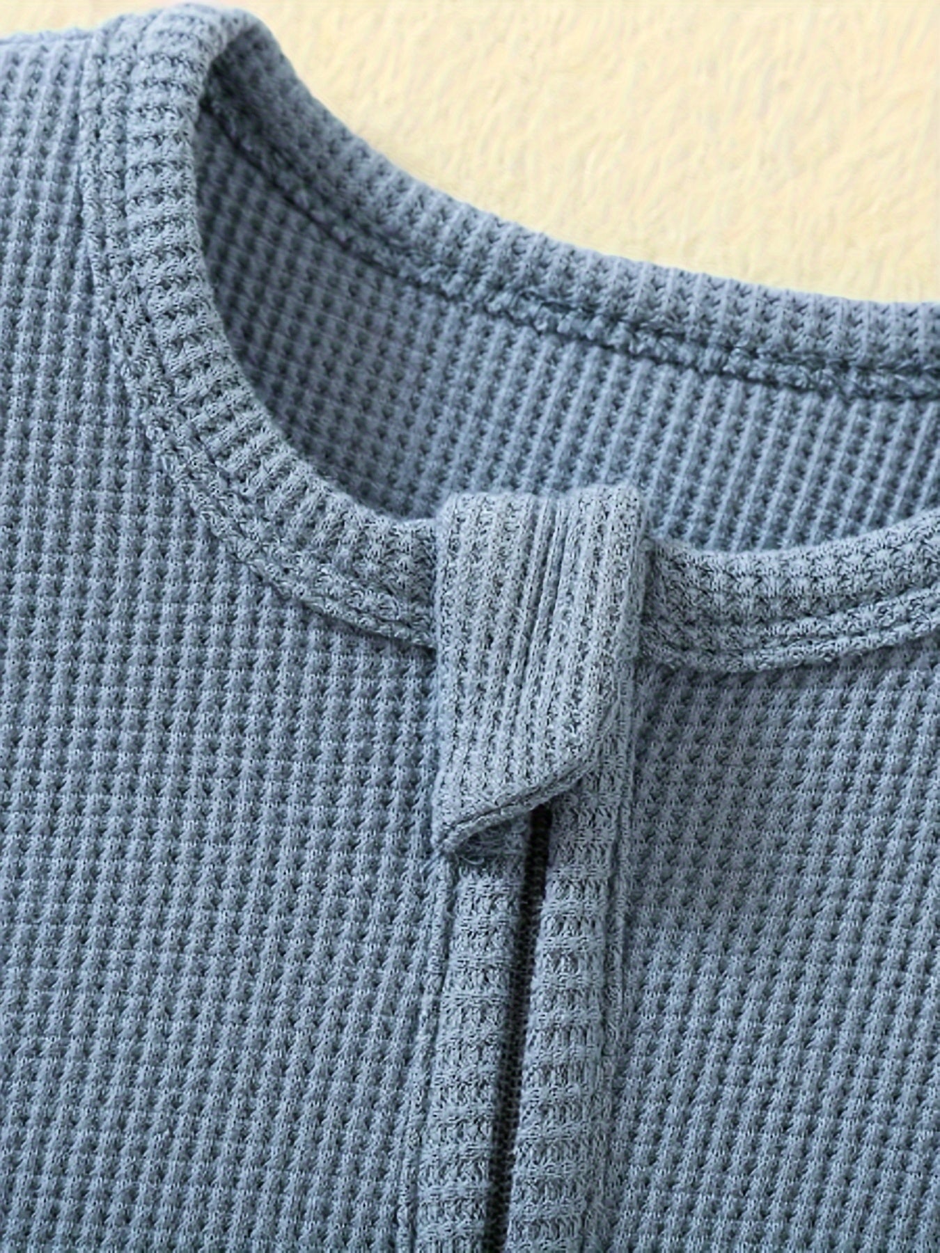 [3pcs Baby Romper] 3pcs Newborn Baby Boys One Piece Romper | Long Sleeve Waffle Solid Color Jumpsuit | With Mitten Cuffs Zipper Outfit Clothes for Outdoor