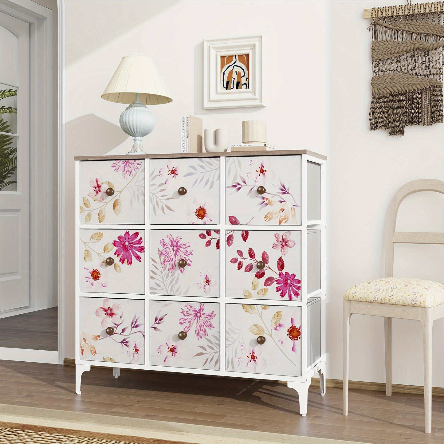 Modern 9 Drawer Dresser for Bedroom and Living Room Stylish Storage Solution