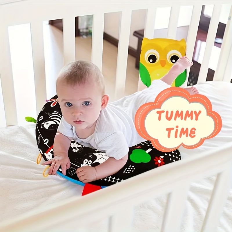 Pillow Toy, Abdominal Time Toy, Suitable for Boys and Girls 0-3-6-9 Months Old, Youngsters Visual and Tactile Exercise, Exercise Youngsters's Coordination Ability