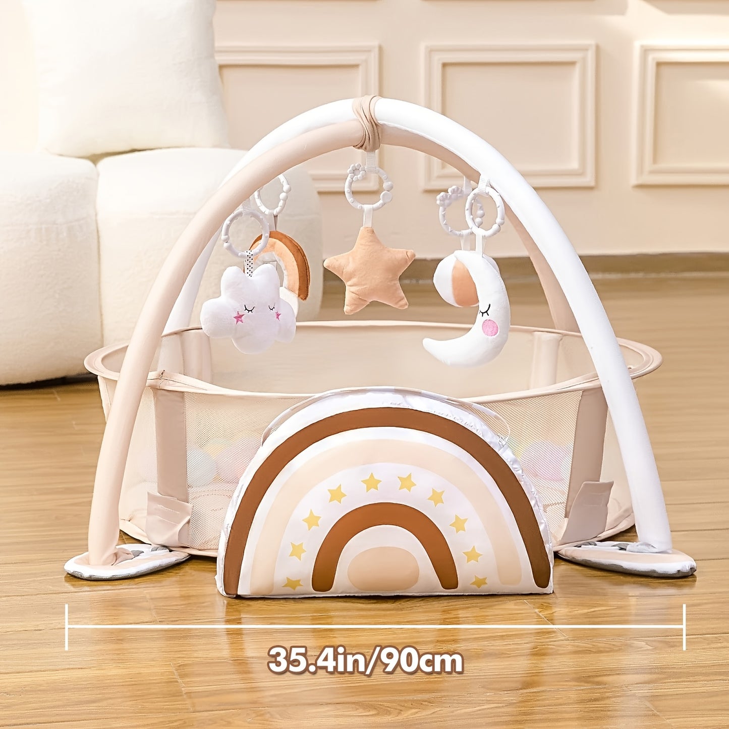 4 in 1 Youngsters Game Mat with Balls and Sensory Toys for Fun Floor Activities