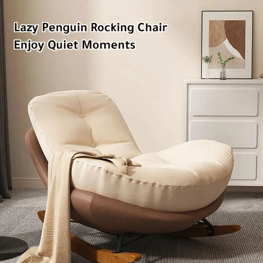 Rocking Chair Balcony Home Technology Cloth Rocking Chair Living Room Leisure Rocking Chair, Modern Rocking - Loving Babies & Pets Shop