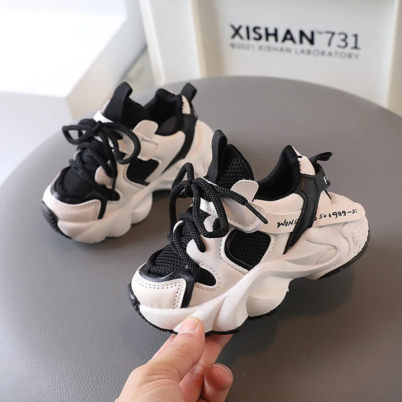 Spring Autumn Boys Girls Shoes Sports Mesh Breathable Shoes Children Baby Walking Sneakers Soft Sole Casual Running Shoes - Loving Babies & Pets Shop