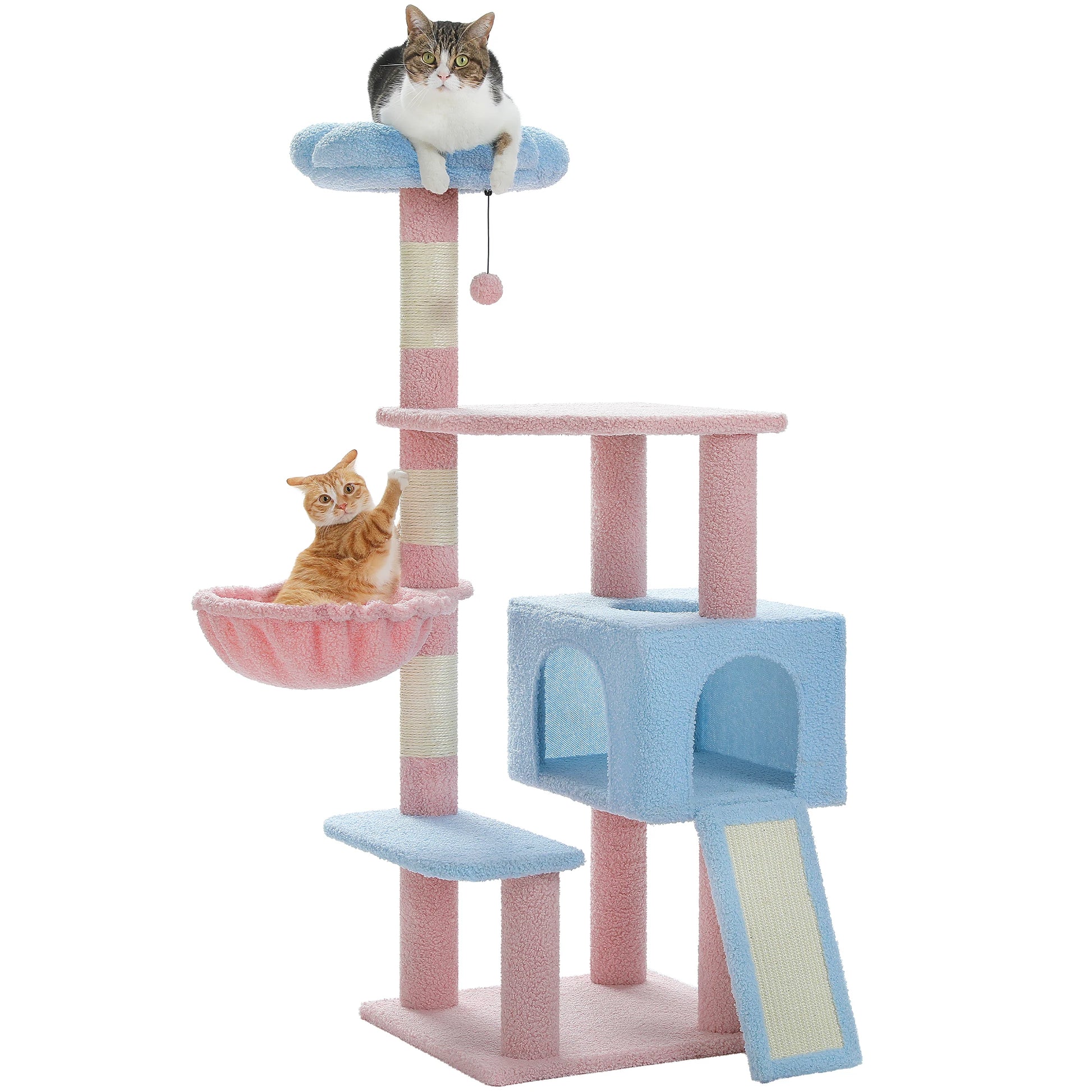 Flower Cat Tree Multi-Level Cat Tower for Indoor Cats - Loving Babies & Pets Shop