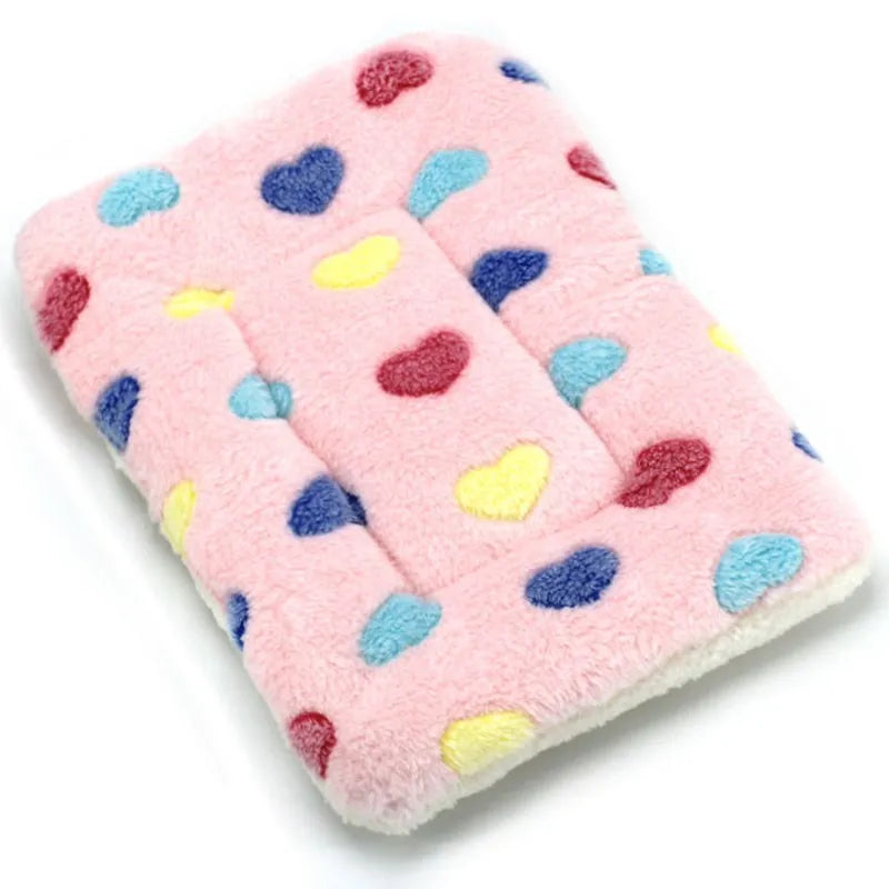 Soft Cat Bed Mats Warm Dog Bed Soft Fleece Pet Blanket Puppy Sleep Mat Kitten Mattress Cushion for Small Dogs Cat Accessories