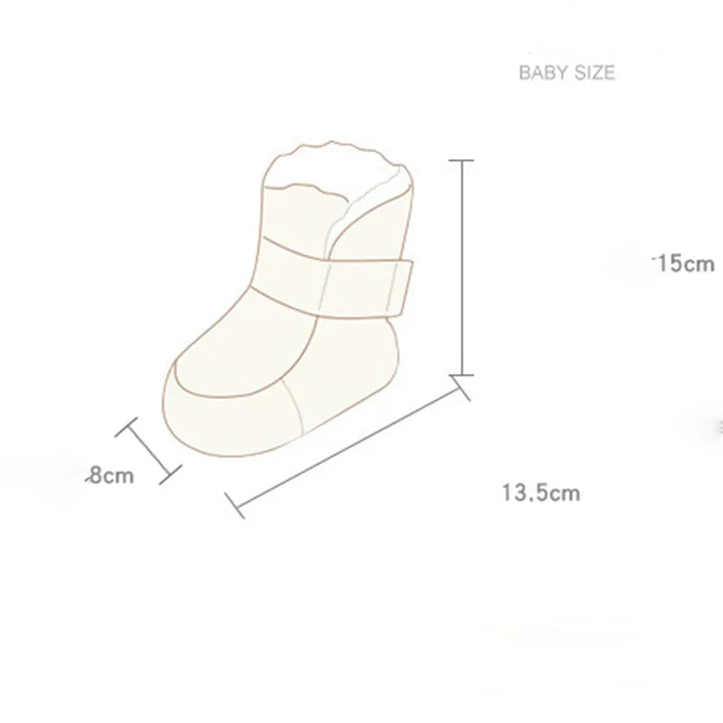 BabyCuddle 2023 High Tube Cotton Shoes – Cozy Velvet Foot Cover for Warmth