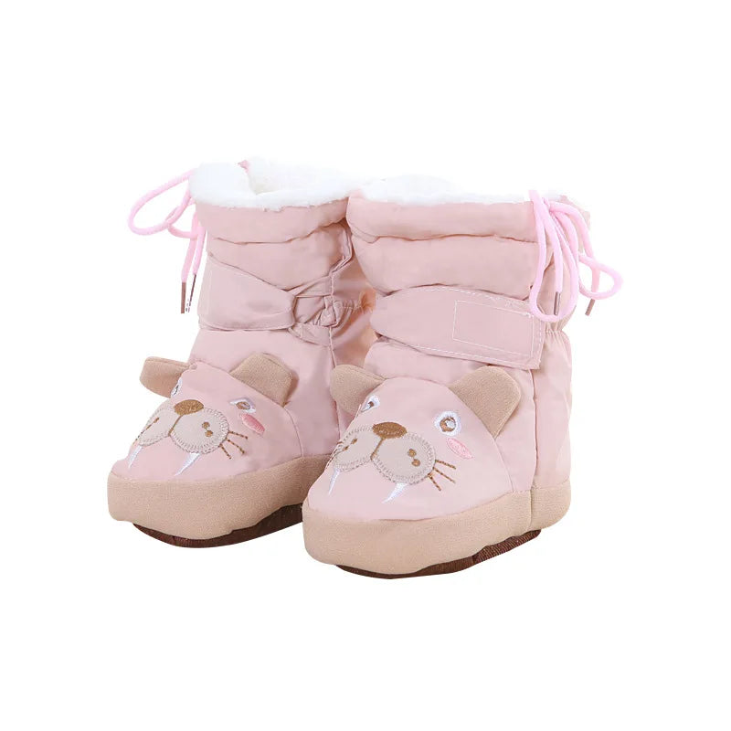 BabyCuddle 2023 High Tube Cotton Shoes – Cozy Velvet Foot Cover for Warmth