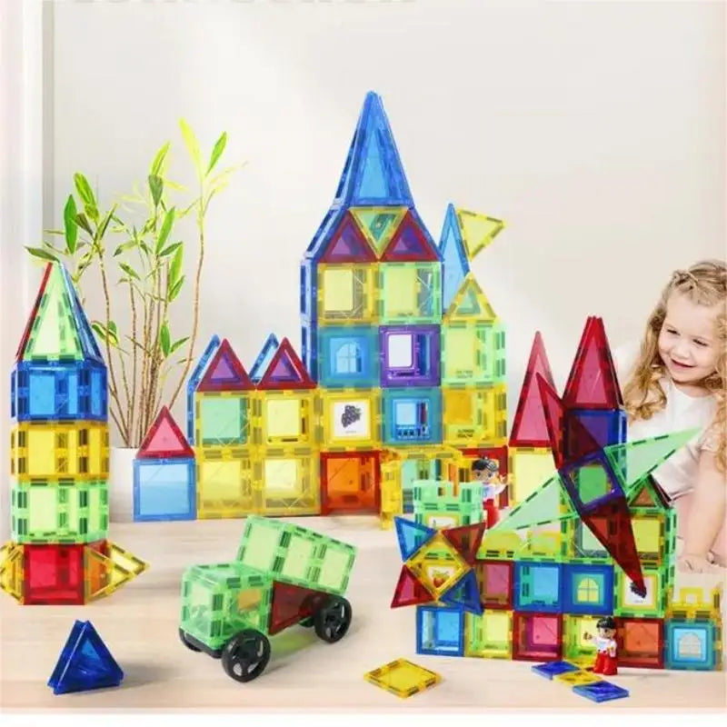 Romboss Magnetic Building Blocks Set Educational Toy for Kids Ages 1 to 12