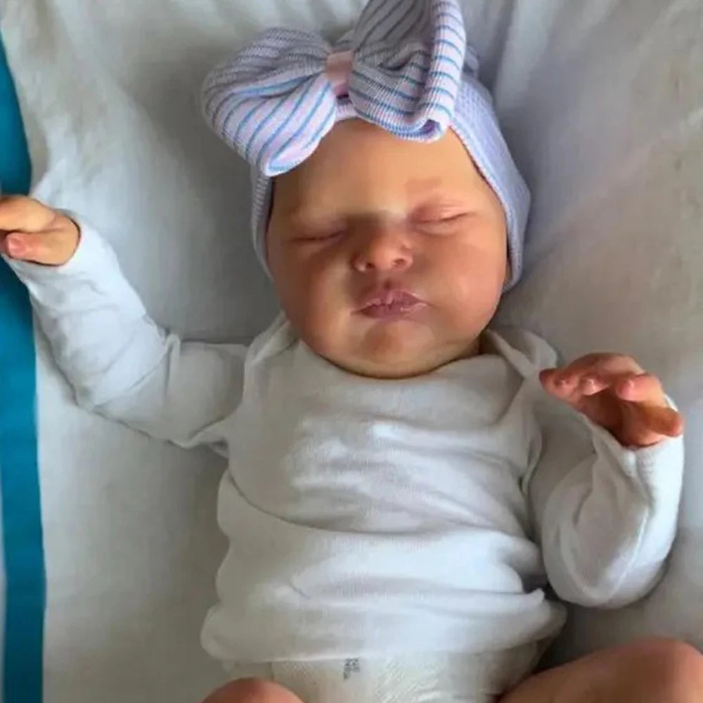 21inch 52cm Already Painted Finished Reborn Baby Doll Laura Handmade Reborn Preemie Baby Newborn Kids Toy Figure Gift Girl Dolls - Loving Babies & Pets Shop