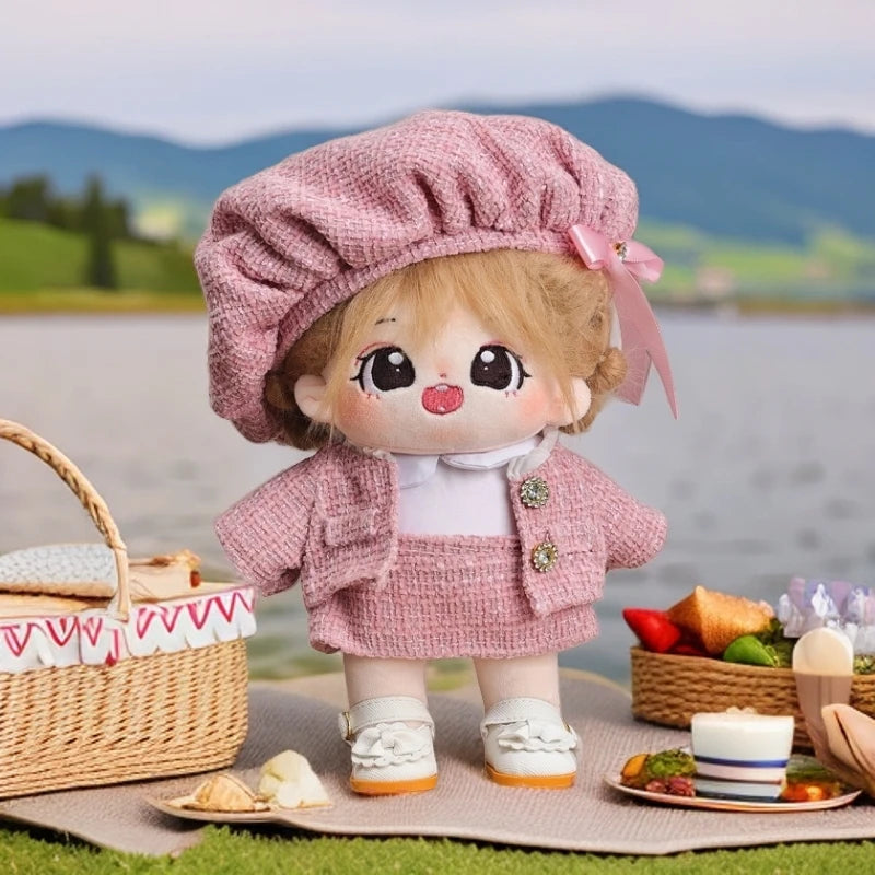 20cm Cute Spring Day Skirt+Coat Set Doll Plush Stuffed Anime Figure Dress Up Cospslay Cotton Baby Plushies Toys Collection Gift - Loving Babies & Pets Shop