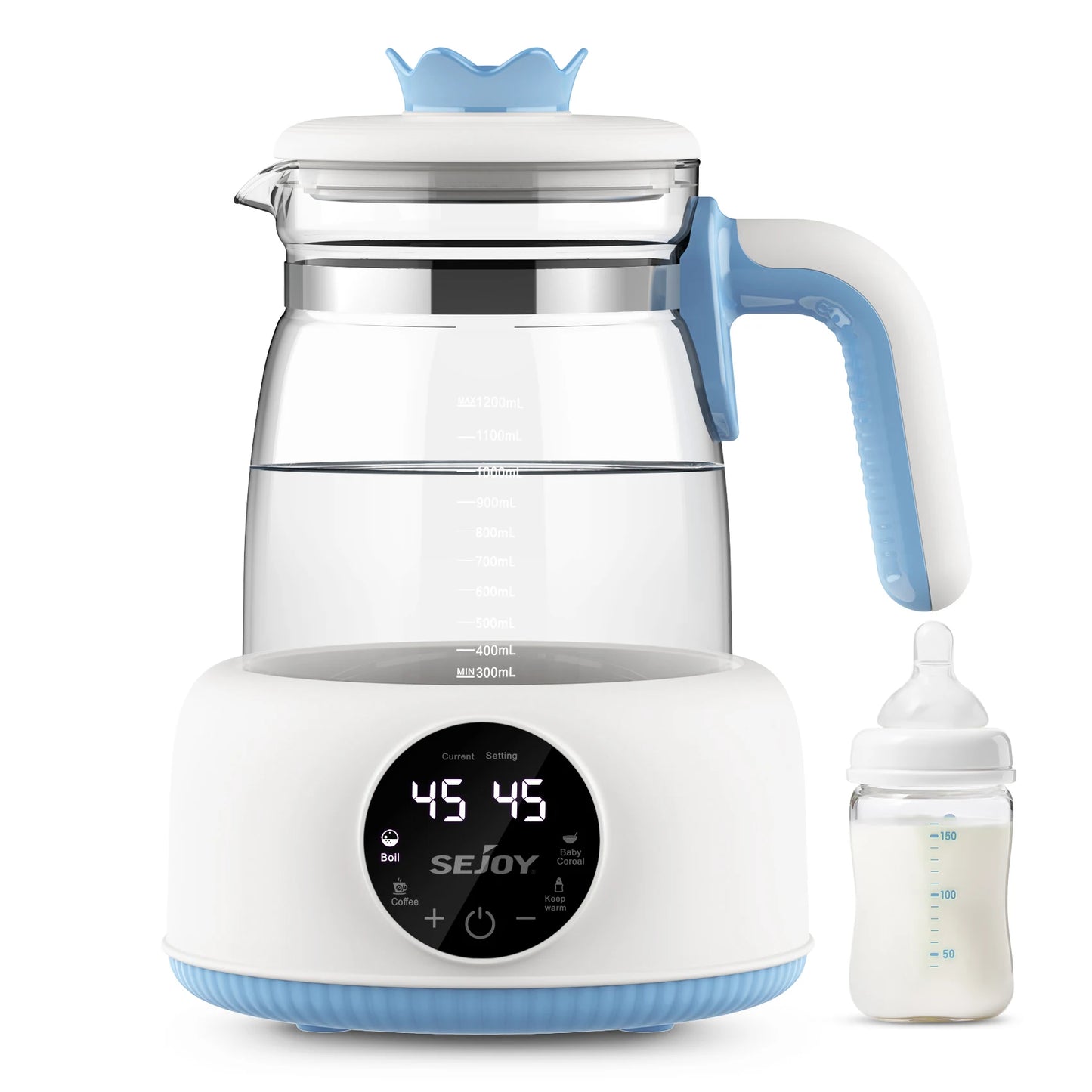 Sejoy Electric Milk Bottle Warmer  Infant Thermostatic Milk Modulator Baby Formula Kettle Automatic Warmer Feeding Bottle - Loving Babies & Pets Shop